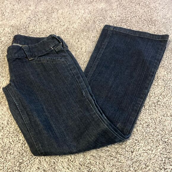 NY&CO Stretchy Western Wide Leg Jeans - Picture 1 of 12